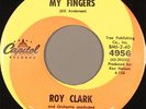 Roy Clark Tips Of My Fingers / Spooky Movies Vinyl Single 7inch Capitol Recor