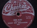 Blues 78 SONNY BOY WILLIAMSON Born Blind CHECKER HEAR