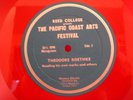 THEODORE ROETHKE Pac Coast Arts Festival Reed College OR 1950's Spoken Poetry LP