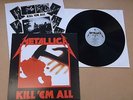 METALLICA Kill 'Em All 2015 European remastered 180 gram vinyl LP with insert