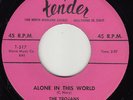 TROJANS - Tender 516 - Alone in This World - 1958 DOO-WOP 45 VG++ (2nd pressing)