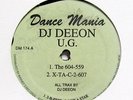 DJ DEEON U.G. UG-4 TRACK EP ON DANCE MANIA CHICAGO HOUSE 12
