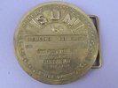 Elvis Presley Sun Records Original Vintage Brass Belt Buckle Good Rockin Tonight