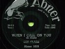 DEE CLARK (Nobody But You / When I Call On You) R&B/SOUL 78  RPM  RECORD