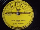 ROCK N ROLL 78 - CARL PERKINS - BLUE SUEDE SHOES - SUN 234