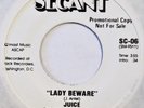 JUICE Lady Beware SECANT 45 disco boogie funk 7” 1977 modern soul NM