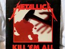 Metallica kill em all vinyl record 1983 Megaforce records