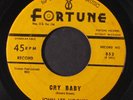 JOHN LEE HOOKER: Cry Baby / Love You Baby 45 (shiny copy, plays well)