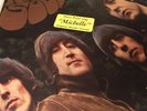 Beatles Rubber Soul 1st Press With Song Sticker Cover Vg/lp Ex