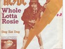SINGLE AC DC WHOLE LOTTA ROSIE/DOG EAT DOG