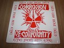 CORROSION OF CONFORMITY - EYE FOR AN EYE - US ISSUE - RED VINYL + INSERT - EX