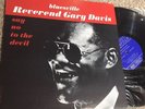 Reverend Gary Davis - Say No To The Devil (Bluesville, BVLP1049, vinyl, 1961)