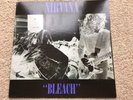 NIRVANA - BLEACH - RARE COLOURED GREY VINYL ALBUM EXCELLENT CONDITION DAMP 114