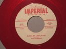 THE UTOPIANS ALONG MY LONELY WAY / DRIVE IT HOME ORIG IMPERIAL 45 RED VINYL