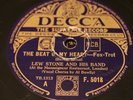 LEW STONE & ORCH (AL BOWLLY) The Beat Of My Heart/Easy Come Easy Go DECCA 78rpm