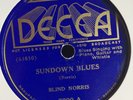 BLIND NORRIS ALEX MOORE DECCA 7290 BLUES 78 RPM E/E-