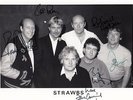 The Strawbs Full Group Genuine 6x Hand Signed Orig Publicity Photo