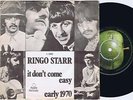 RINGO STARR It Don't Come Easy Danish 45PS 1971 Beatles Apple