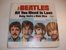 Beatles 45 RPM All You Need is Love & Baby You're a Rich Man 5964 Capital Lennon