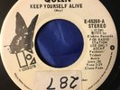Queen Keep Yourself Alive 1973 Rare White Label Elektra