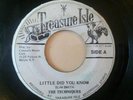 The Techniques - Little Did You Know / Run Come Celebrate, Treasure Isle  7