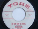 Rare 1962 NJ Doo Wop Rock Record Tore 45 RPM The Cautions - On Our Way To School