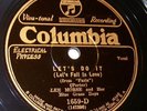 Store-Stock Viva-Tonal Columbia 1659-D Lee Morse & Blue Grass Boys-Let's Do It