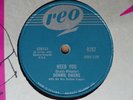 1958 Teen Rock 78 rpm DONNIE OWENS Need You / If I’m Wrong  REO 8282 Canada EX
