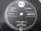 Elvis Presley - A Fool Such As I. 1959 UK RCA 78 RPM VG