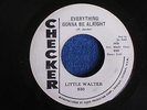 Little Walter/Everything Gonna Be Alright-Back Track/WLP/Checker 930/VG++ to EX