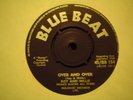 UK BLUE BEAT BB 154-ROY AND MILLIE-OVER AND OVER/I`LL GO-VG+