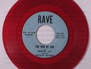 GEORGE JAY & ROCKIN' RAVENS: Cross My Heart / You Took My Love 45 (red wax, roc