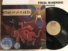MESSIAH - FINAL WARNING LP ORIG Press  Christian Metal  IHM Records  IHML73537