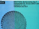 SXL 6208 UK WBG ED1 - BRITTEN SINFONIETTA / HINDEMITH OCTET - VIENNA OCTET - NM