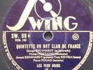 Django REINHARDT & QUINTETTE DU HOT CLUB DE FRANCE NUAGES 78 rpm SWING
