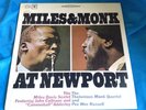 Original Promo 1963 Jazz LP : Miles & Monk   At Newport   Columbia 8978 Stereo