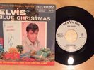 ELVIS PRESLEY 45 BLUE CHRISTMAS / WOODEN HEART RCA 0720 WLP PROMO W/ SLEEVE MINT
