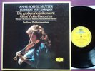 DGG, 4 LP box, MUTTER, KARAJAN: Violin Concerts, MOZART, BEETHOVEN, BRAHMS,..NM