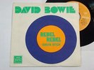DAVID BOWIE REBEL REBEL / QUEEN BITCH RARE 7'' YUGOSLAVIA 1974 NICE COPY EX/EX