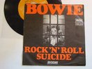 DAVID BOWIE ROCK 'N' ROLL SUICIDE RARE 7'' YUGOSLAVIA 1974 NICE COPY EX/EX