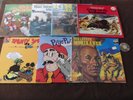 7 LP's Hörbücher Muskeltiere Snuffy Smith Pitje Indianer Wolff Schiff | MINT