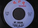 SUNNY & SUNLINERS: Hip Huggin Mini / My Dream 45 (light label wear, San Antonio