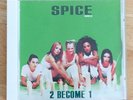 Spice Girls 2 become 1 U.S.A edition rare 1997 Green