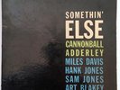 * CANNONBALL ADDERLEY Somethin' Else RVG EAR MONO Miles Davis LP BLUE NOTE 1595