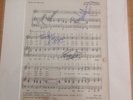 The Beatles 'All My Loving' mounted sheet music with signatures