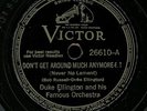 DUKE ELLINGTON.DON'T GET AROUND MUCH ANYMORE/COTTON TAIL.78.VICTOR 26610