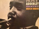 NAT ADDERLEY Much Brass LP RIVERSIDE 12-301 rare original blue lbl dg mono VG++