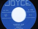 Doo Wop R&B 45 CREST'S Sweetest One JOYCE HEAR