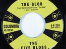 Latin Tittyshaker Popcorn 45 FIVE BLOBS The Blob COLUMBIA HEAR