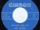 Rockabilly Tittyshaker 45 EXCELS Walking The Dog GIBSON HEAR